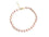 Knotted pearl bracelet