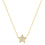 Diamond star necklace