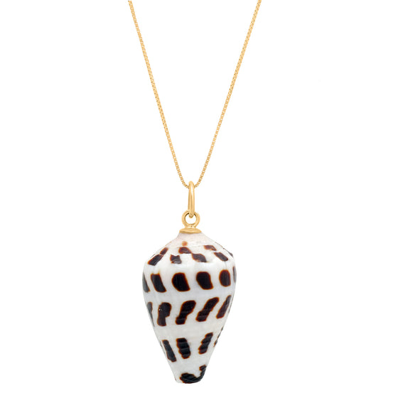 14k Conus shell charm