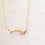 14 Karat Yellow Gold Coral Branch Necklace 