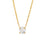 14 Karat Yellow Gold White Topaz necklace