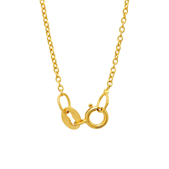 Round White Topaz Necklace