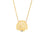 14K Gold Seashell Necklace with pearl beach