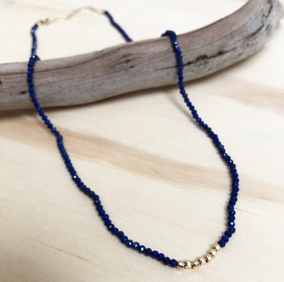 Golden Gem Strand - Lapis