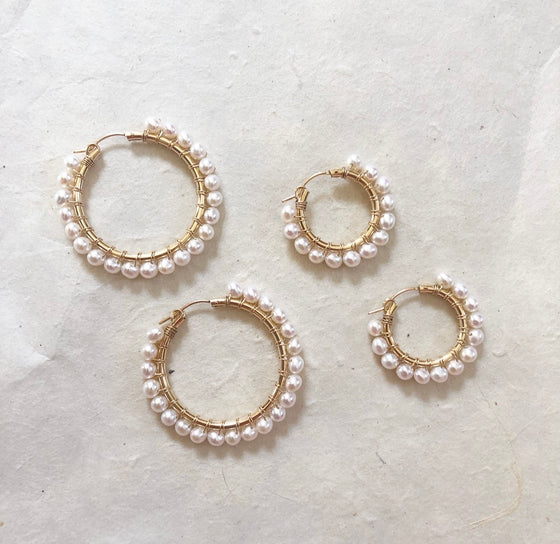 Lucia Pearl Hoops