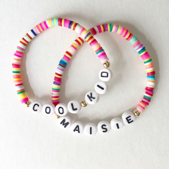 Custom multi color bracelets