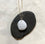 Milk diamond sea glass - chain included