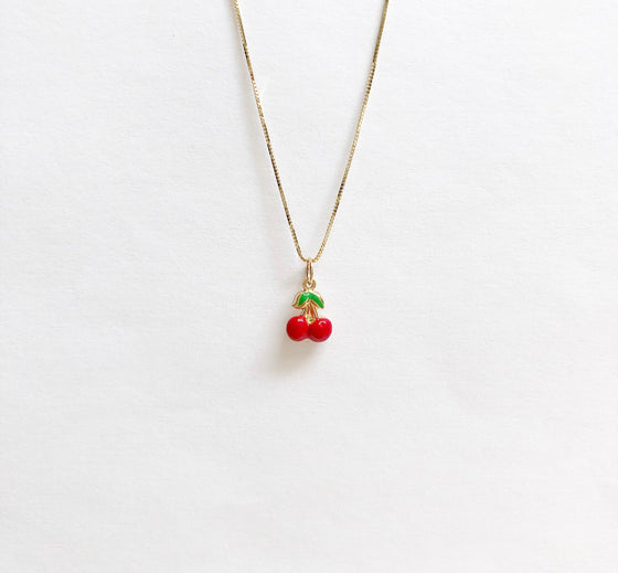 Cherry bomb necklace