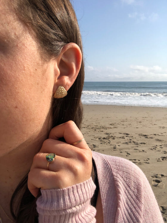 Sea Urchin Cuff Earrings
