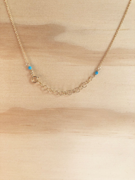 Lucky seven bead necklace